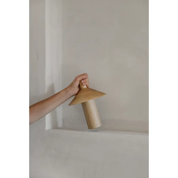 Pepa Tragbare Lampe Esche
