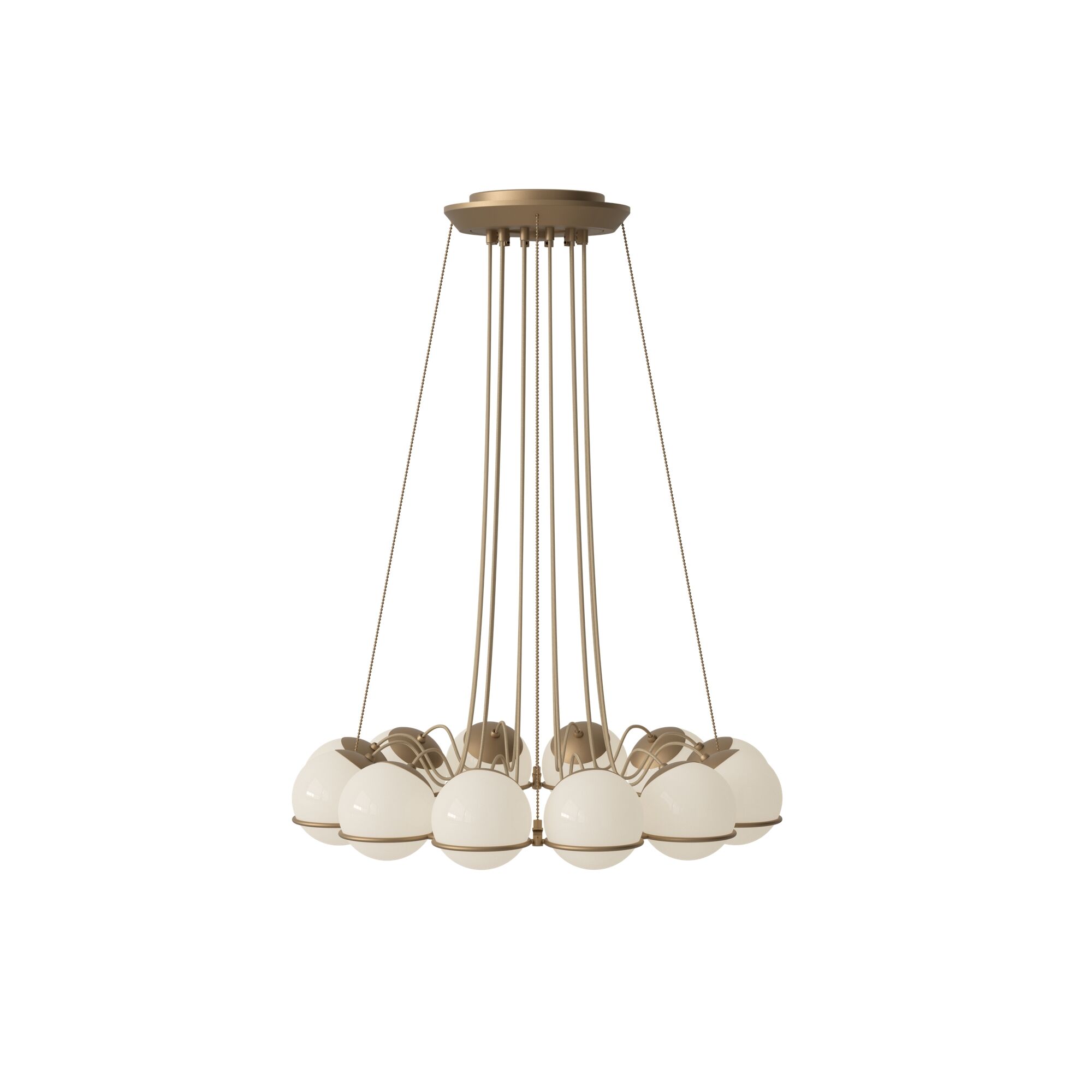 Modell 2109/12/14 Taklampa Champagne