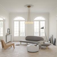 Model 2109/12/14 Ceiling Light Champagne