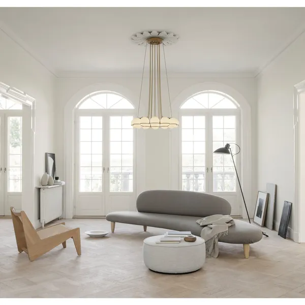 Model 2109/16/14 Ceiling Light Champagne