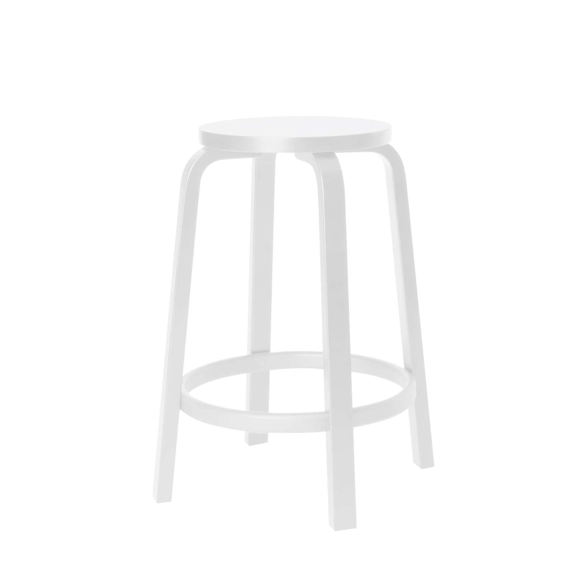 64 Barstol H65 cm Hvid