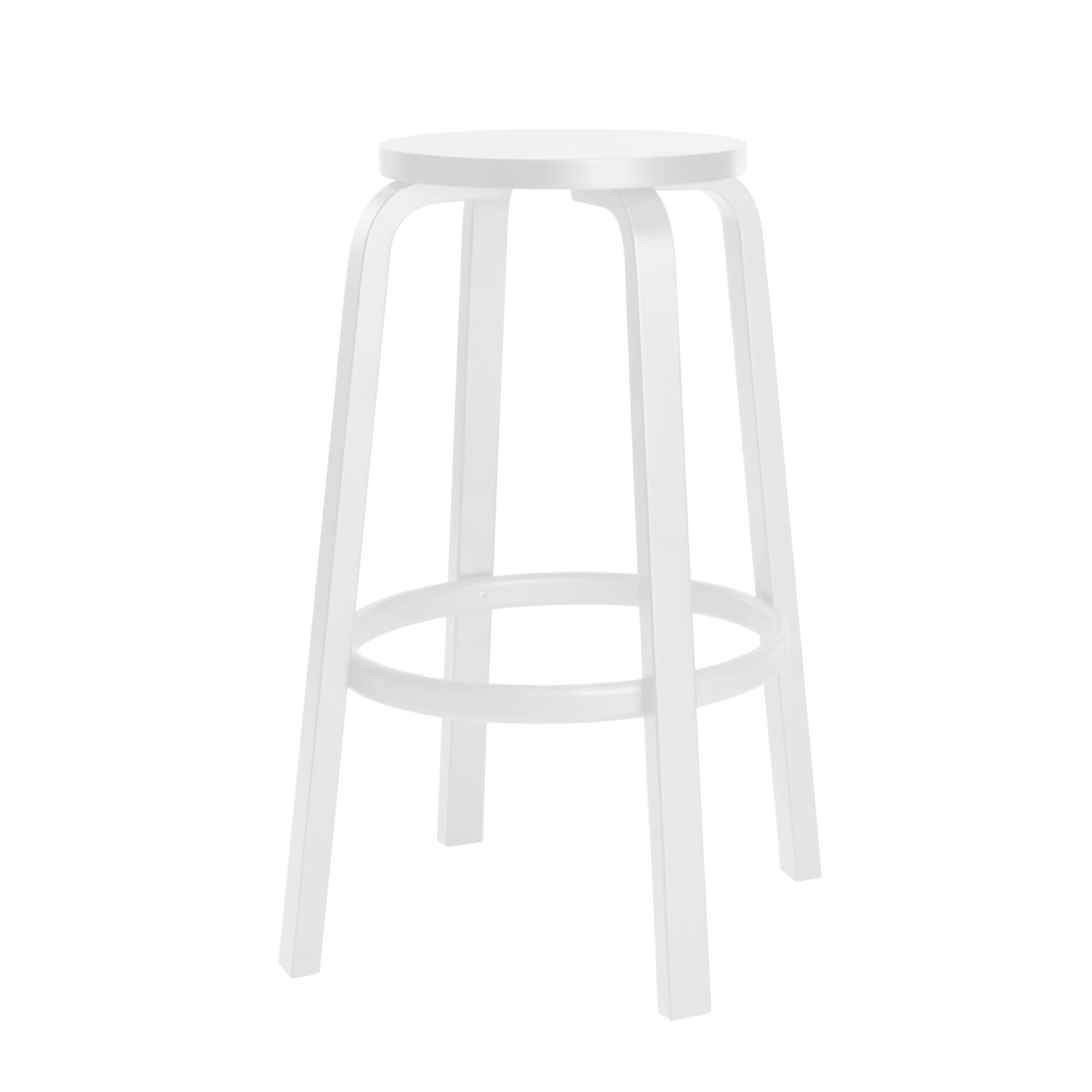 64 Barstol H75 cm Hvid