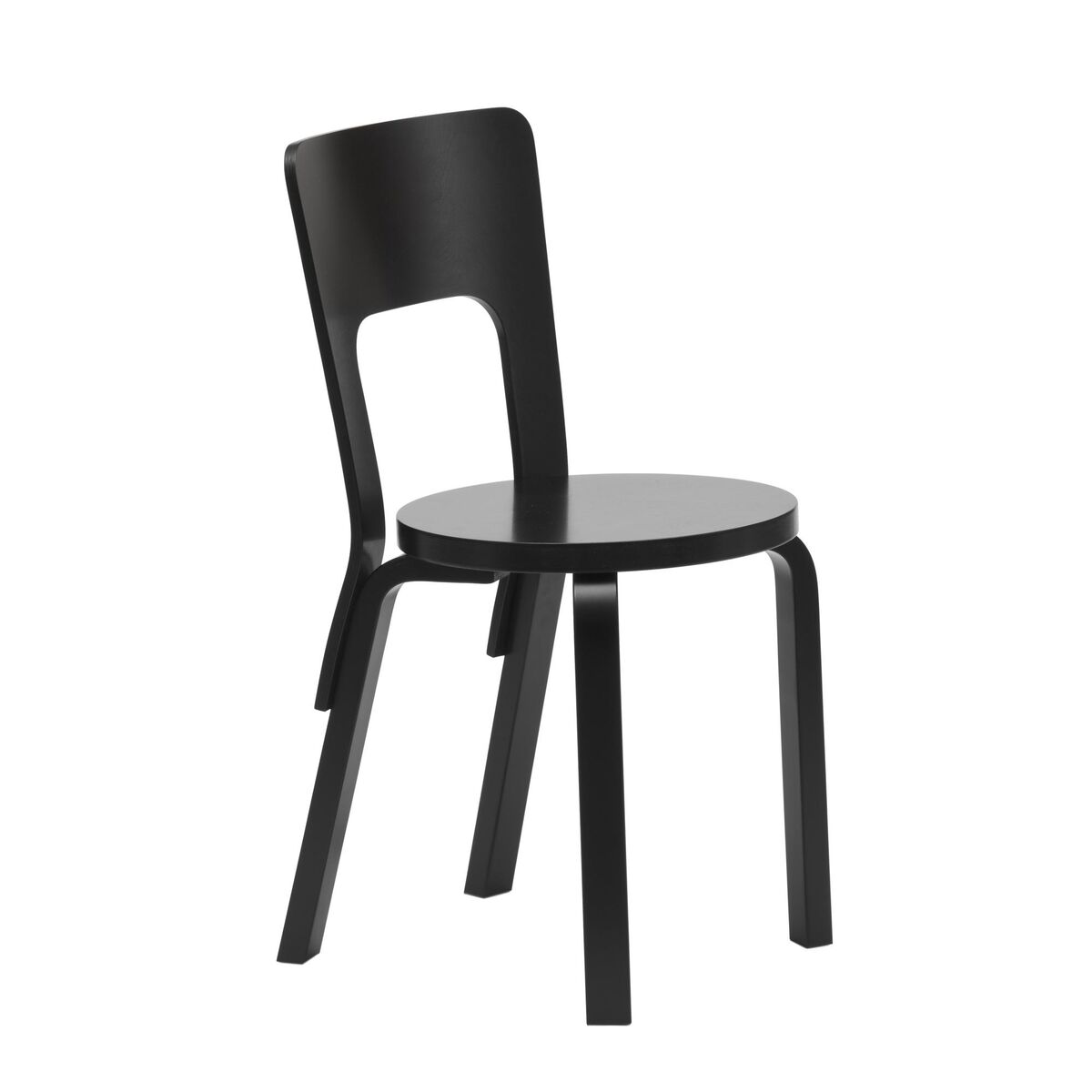 66 Spisebordsstol Sort
