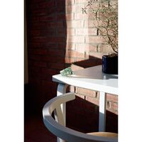 Aalto 80A Table Rectangular Birch/ White Laminate