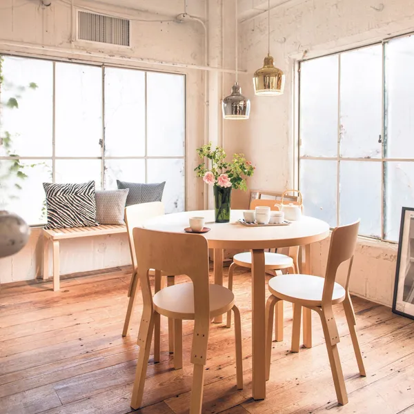 Aalto 90A Round Table 60cm Birch