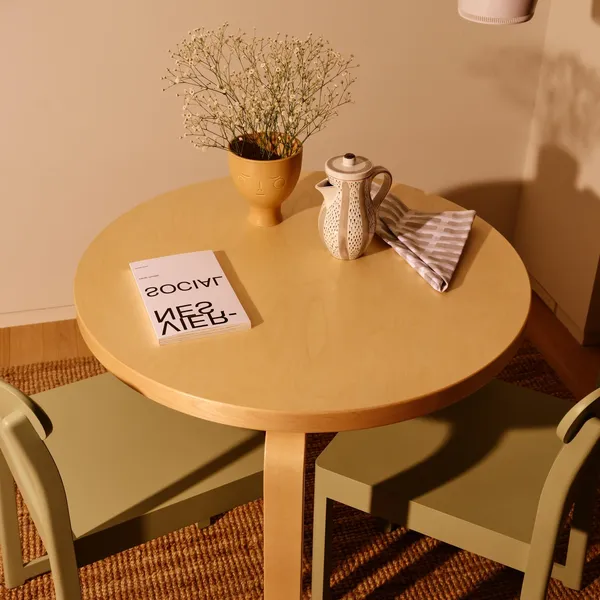 Aalto 90A Round Table 60cm Birch