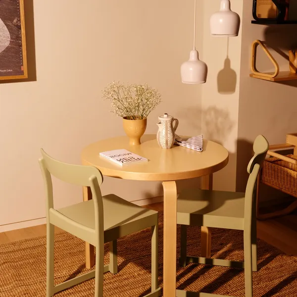 Aalto 90A Round Table 60cm Birch