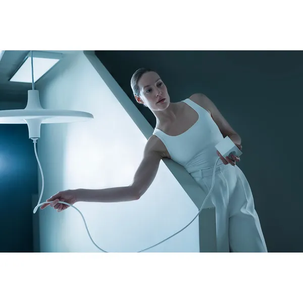 x Martinelli Luce Square 1 Dual USB C E Imán 180 cm Blanco