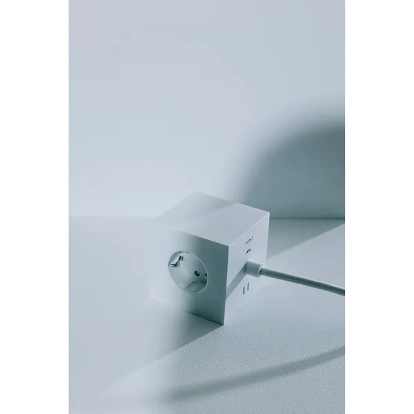 x Martinelli Luce Square 1 Dual USB C E Imán 180 cm Blanco