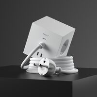 x Martinelli Luce Square 1 Dual USB C E Imán 180 cm Blanco