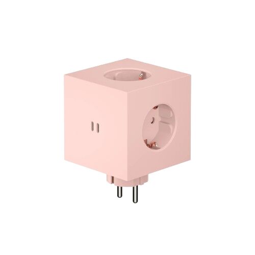 Prise Carrée 2 Neuve Rose