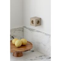 Square 2 Socket New Rosa