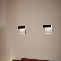 Curve Wall Lamp Black & White