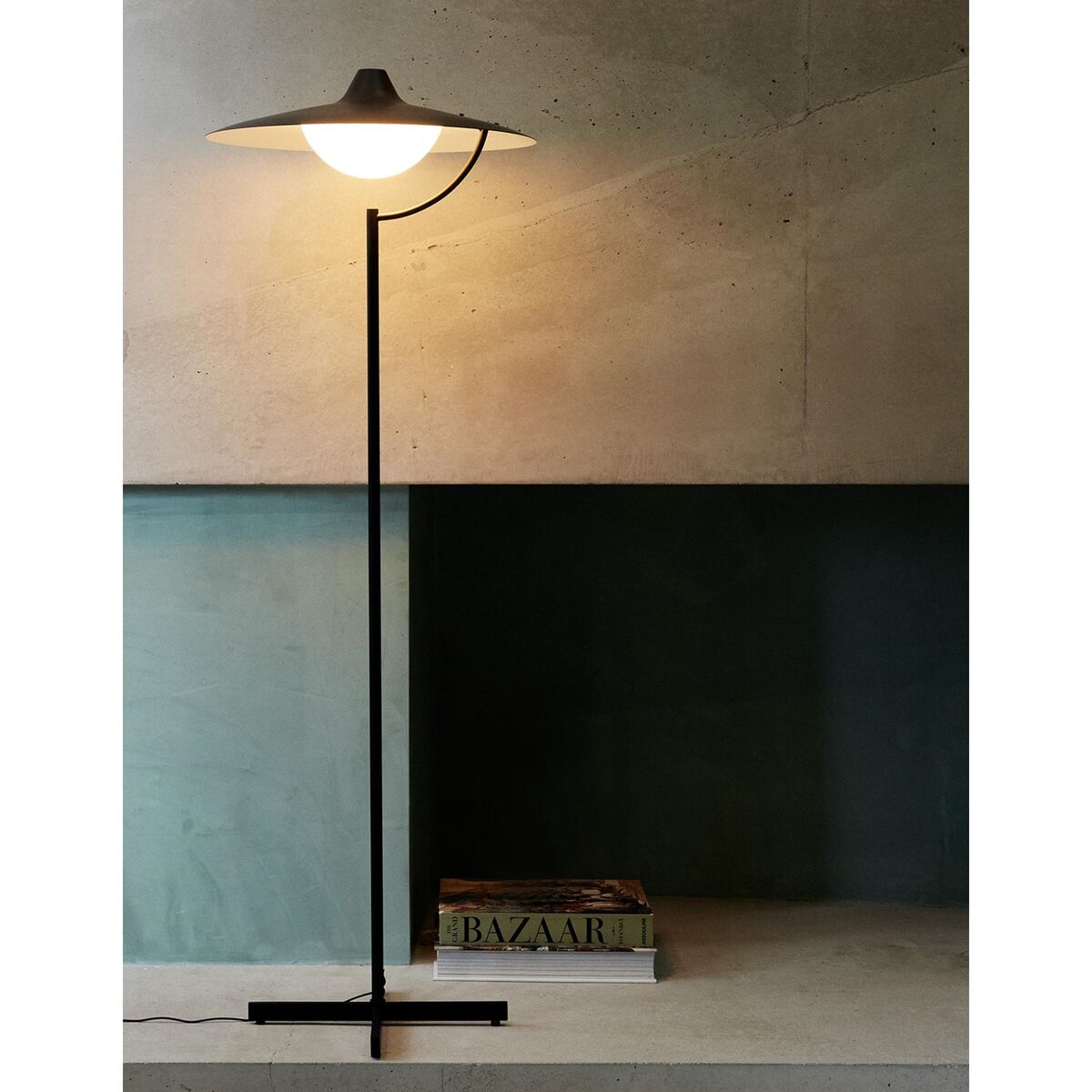 Vloerlamp Zwart