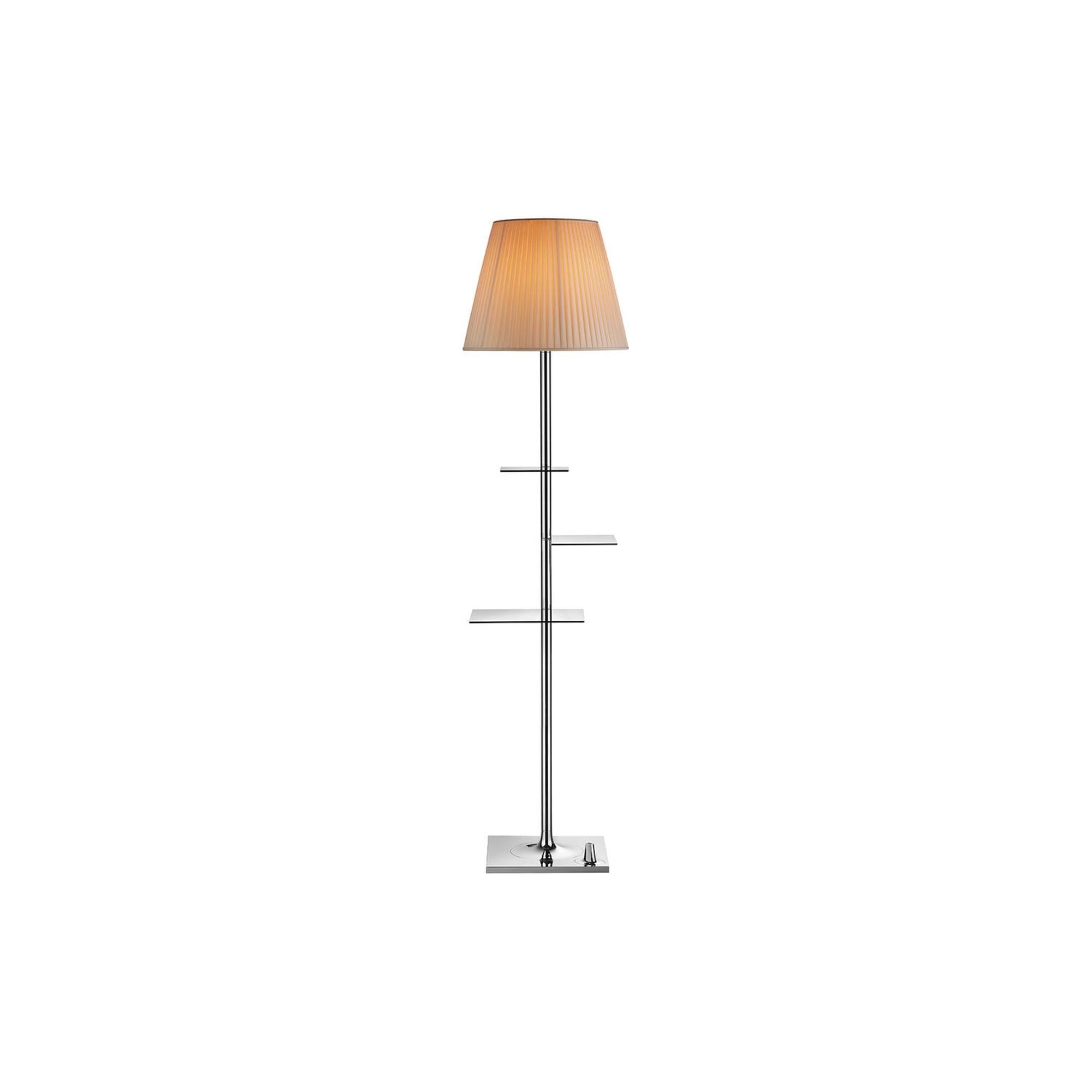 Bibliotheque Golvlampa Krom/ Tyg