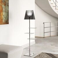 Bibliotheque Floor Lamp Chrome/ Bronze