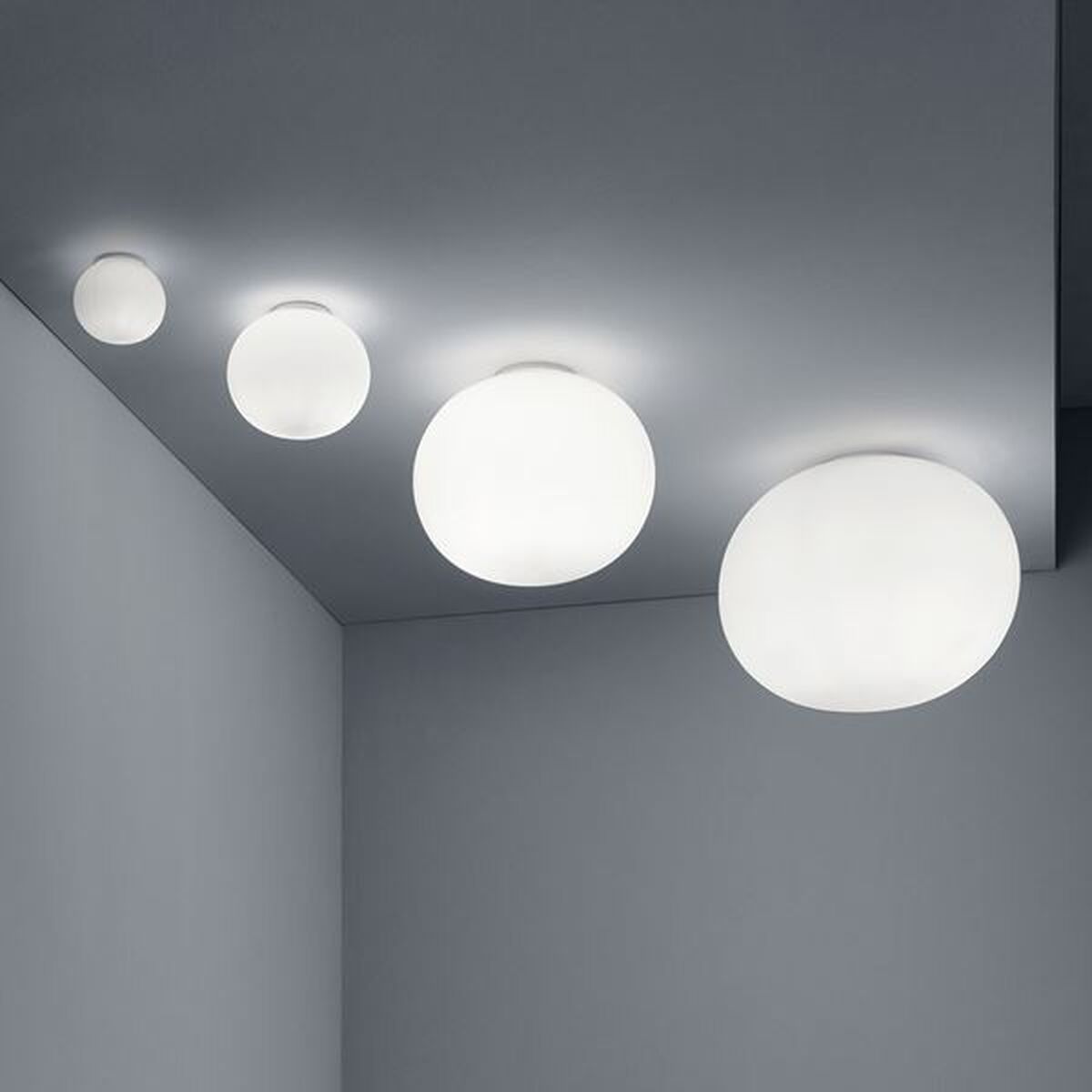 Glo-Ball C/W Zero Wall and Ceiling Lamp