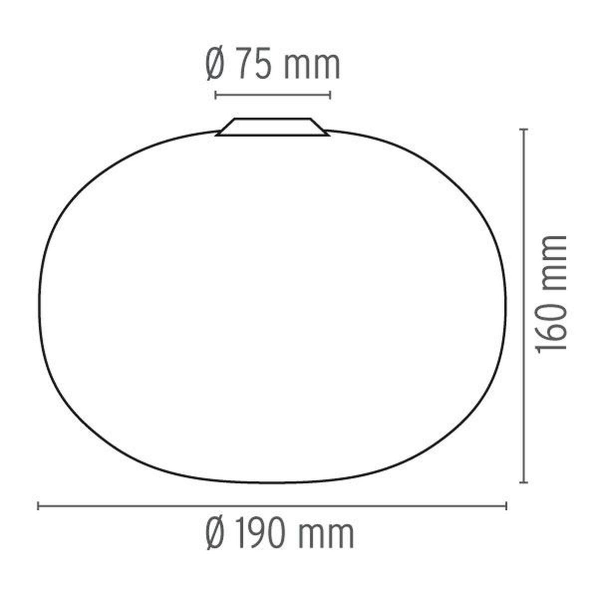 Glo-Ball C/W Zero Wall and Ceiling Lamp