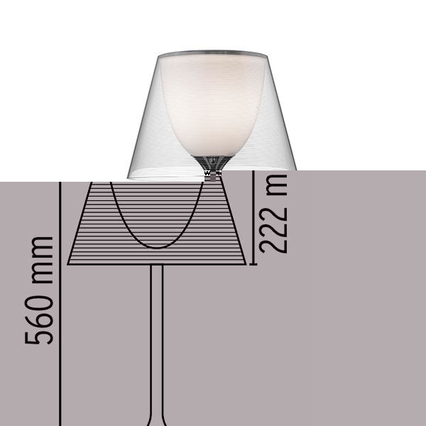 KTribe T1 Bordslampa Transparent