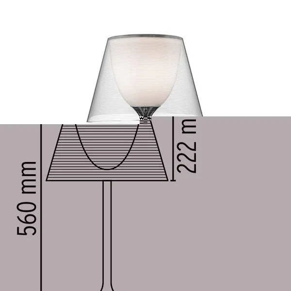 KTribe T1 Table Lamp Transparent