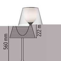 KTribe T1 Table Lamp Transparent