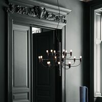 2097/18 Pendelleuchte Klein Matt Limited Schwarz mit LED