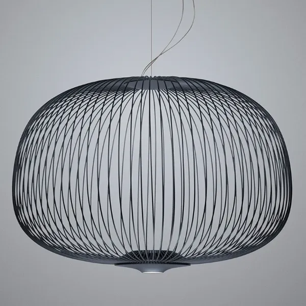 Spokes 3 Pendant Grey
