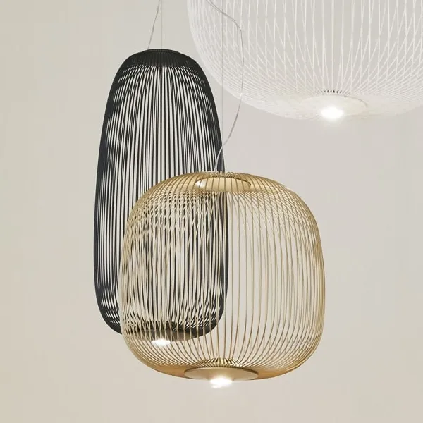 Spokes 2 Midi Pendel Guld