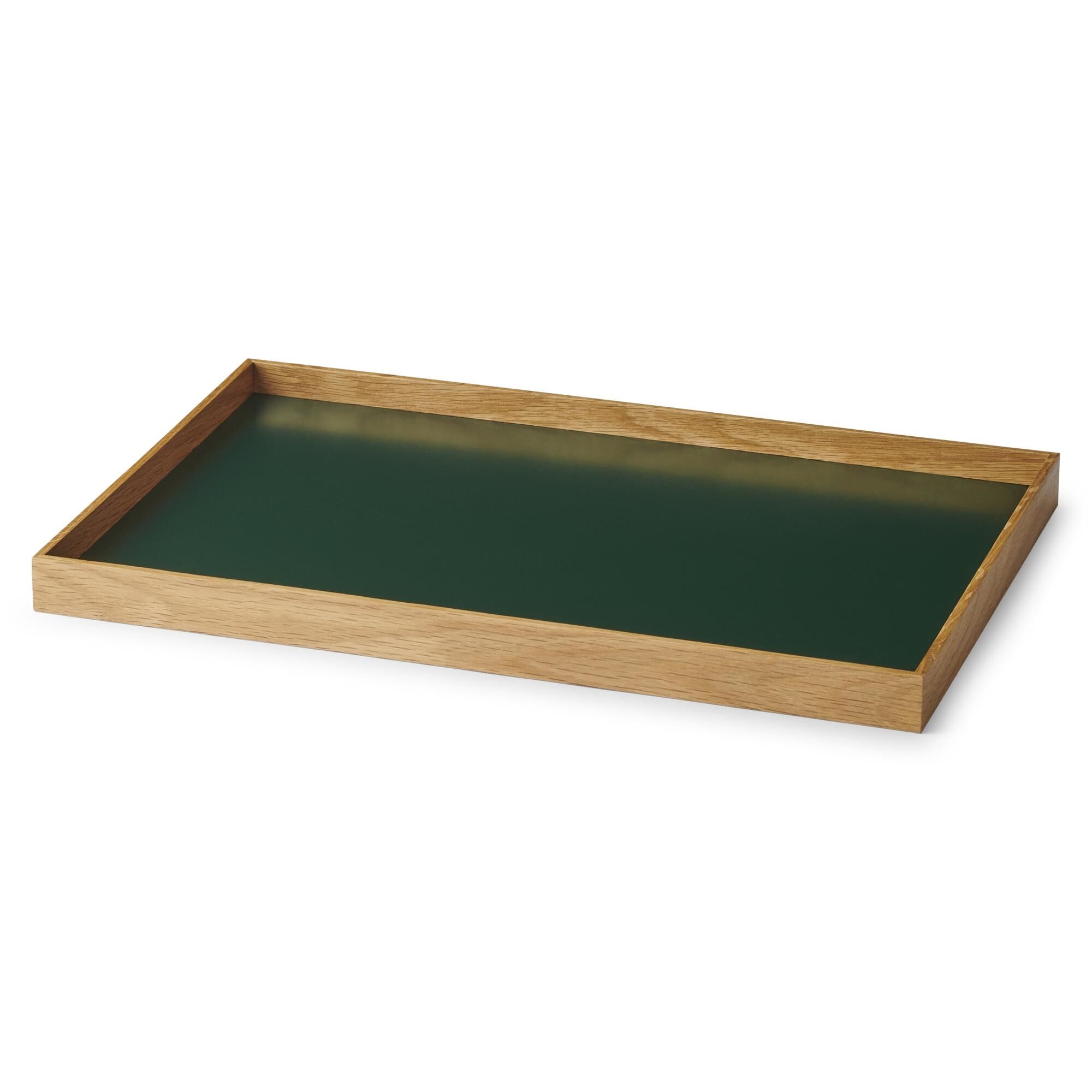Plateau Frame Entre Chêne/ Vert
