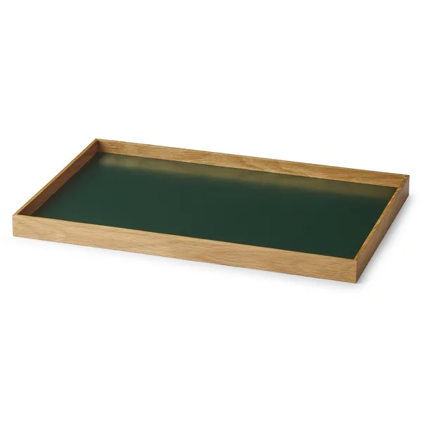 Frame Tray Medium Oak/ Green