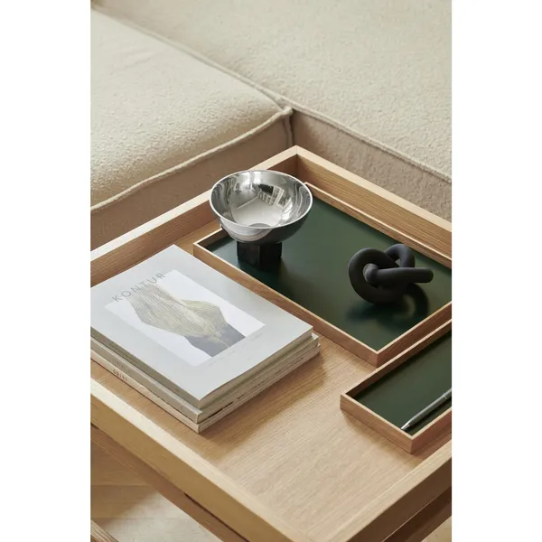 Frame Tray Medium Oak/ Green