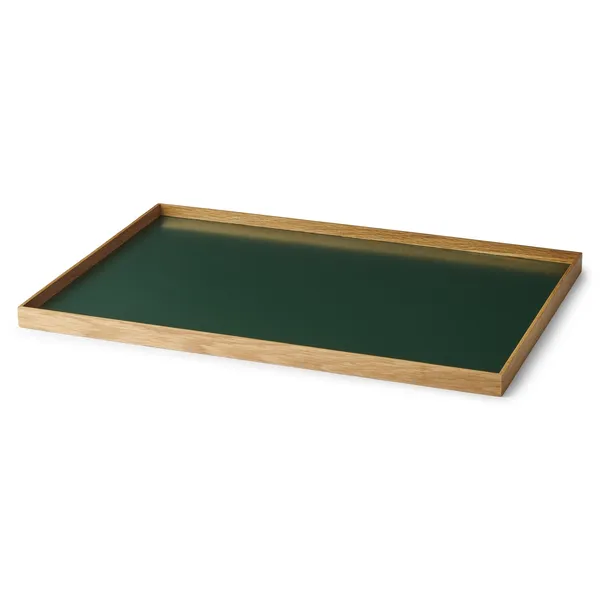 Frame Tray Large Oak/ Green
