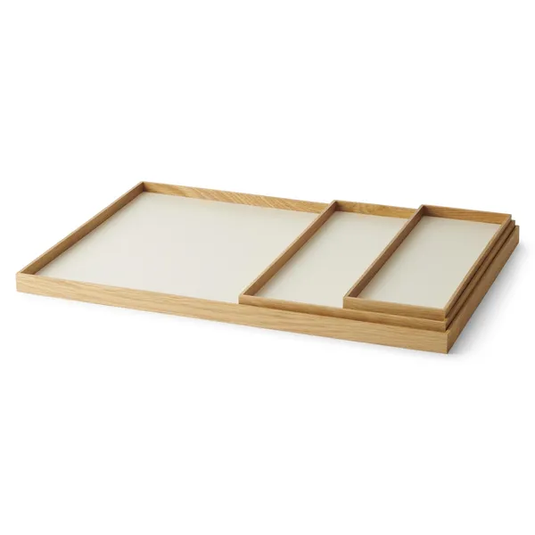 Frame Tray Medium Oak/ Beige