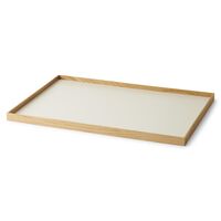 Frame Tray Large Oak/ Beige