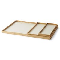 Frame Tray Large Oak/ Beige