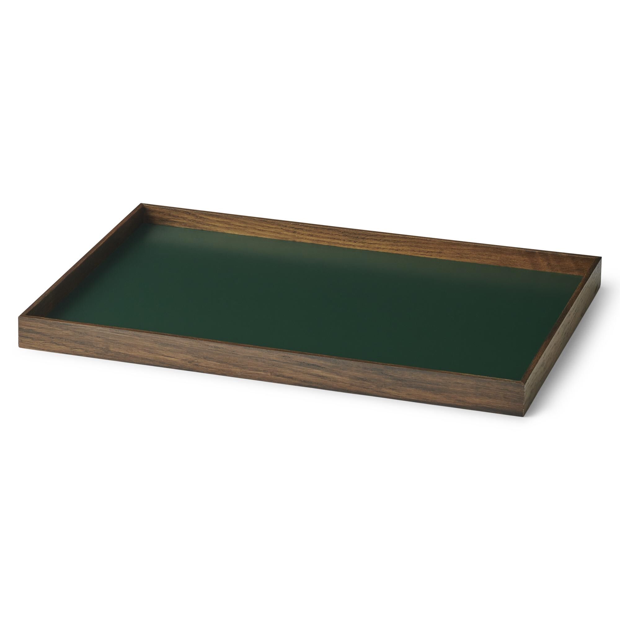 Plateau Frame Medium Chêne Fumé/ Vert