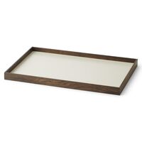 Frame Tray Medium Smoked Oak/ Beige