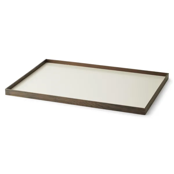 Frame Tray Large Smoked Oak/ Beige