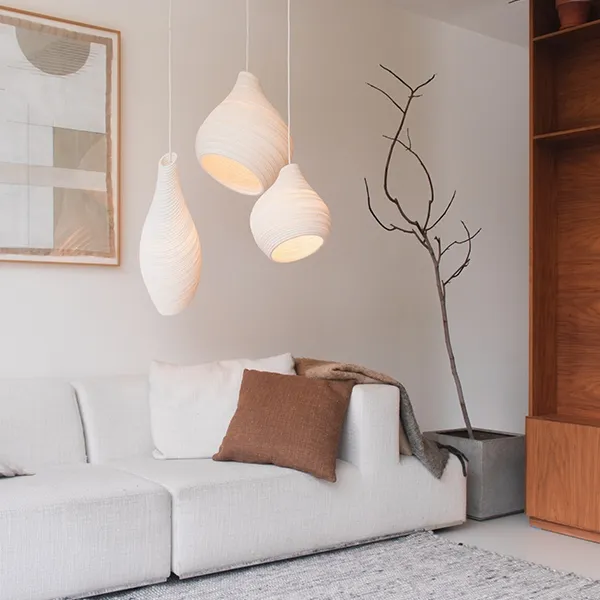 Scraplight Nest 24 Pendant Small White