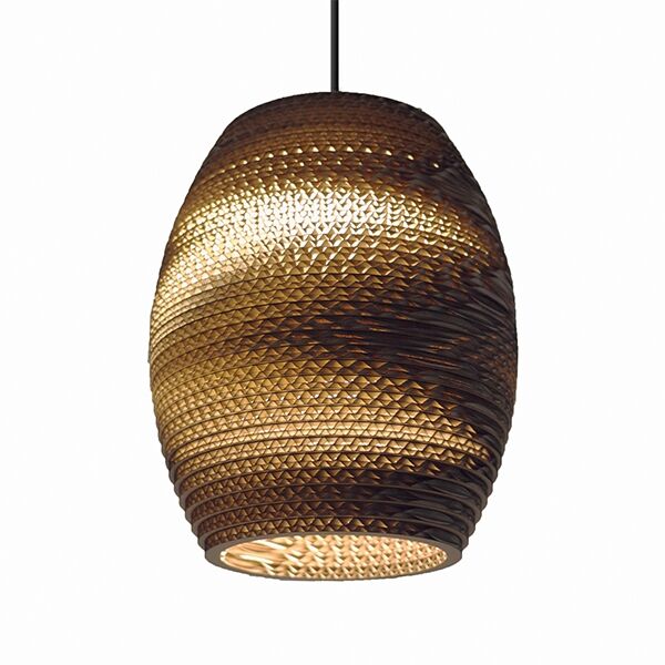 Scraplight Olivf&auml;rgad Taklampa