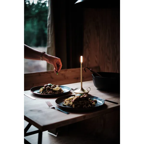 Wick Portable Lamp Brass