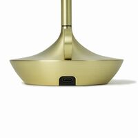 Wick Portable Lamp Brass
