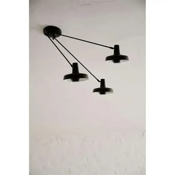 Arigato Triple Ceiling Light Palace Black