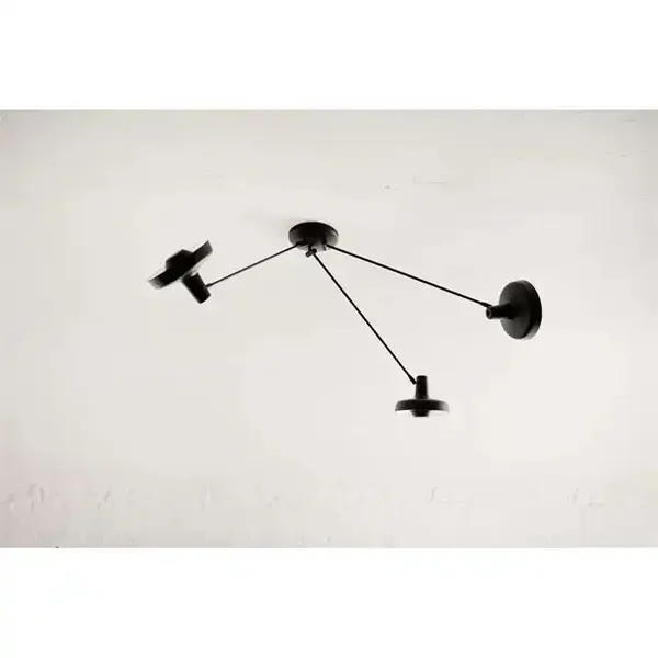 Arigato Triple Ceiling Light Palace Black