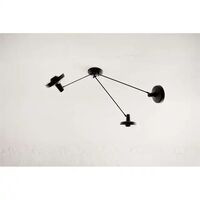 Arigato Triple Ceiling Light Palace Black
