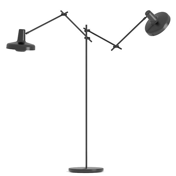 Arigato Double Gulvlampe Sort