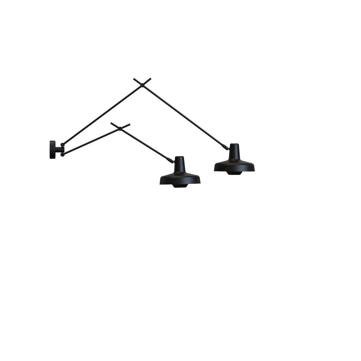 Arigato V&auml;gglampa L&aring;ng/Kort Svart