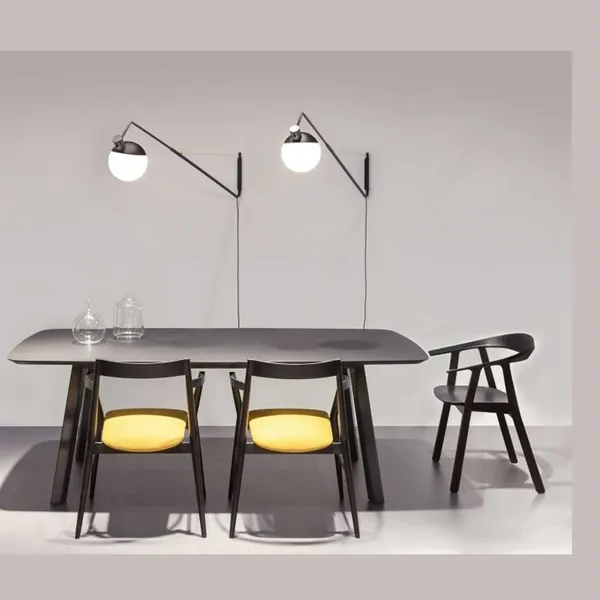Baluna Applique Lunga Nero