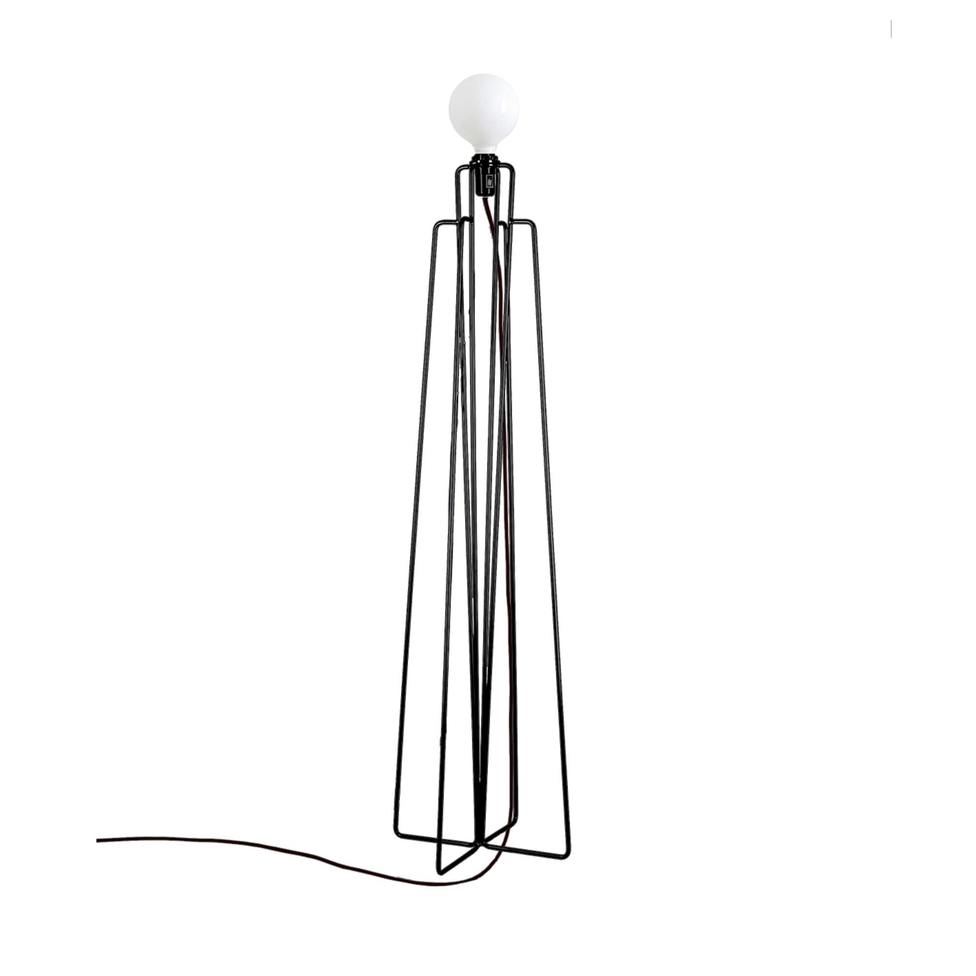 Model 1 Golvlampa Svart/ Svart