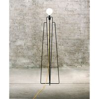 Model 1 Gulvlampe Hvid/Sort